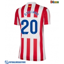 Fotballdrakt Dame Atletico Madrid Giuliano Simeone #20 Hjemmedrakt 2025-26 Kortermet
